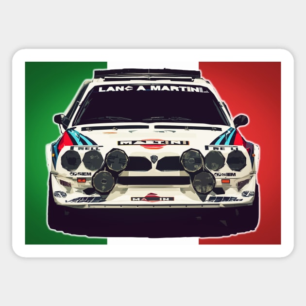 Rally 037 Sticker by TeEmporium